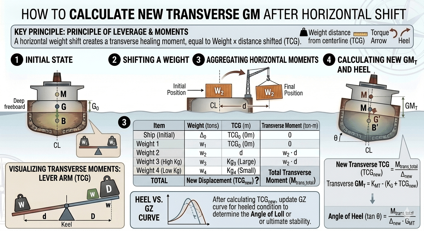Effect of horizontal shift of weights