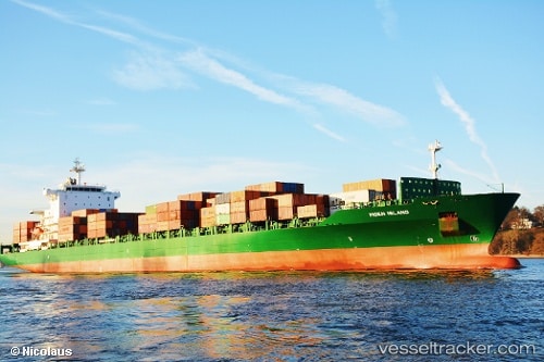 Container Ship Struck by Missile