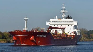 Tankers Collide in Campana Argentina