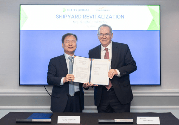 HD Korea Shipbuilding to Support Modernization of US Shipyard