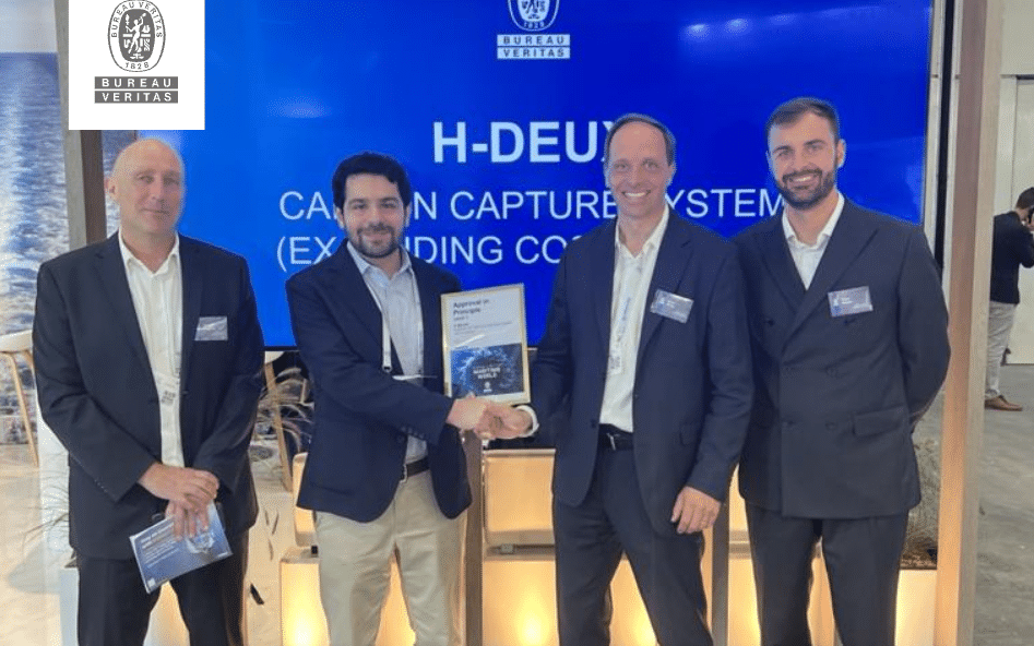 Bureau Veritas grants AiP to H-DEUX FlexiCapture onboard carbon capture concept