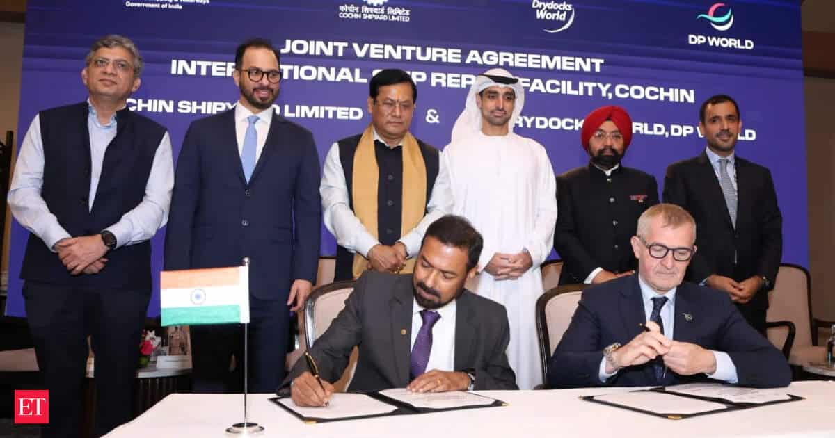 Cochin Shipyard Ltd and Drydocks World form joint venture to strengthen India’s