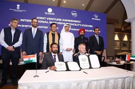 Cochin Shipyard and Drydocks World join hands to scale up India’s ship-repair