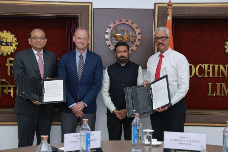 Cochin Shipyard and Synergy Marine Group sign MoU to explore shipbuilding and