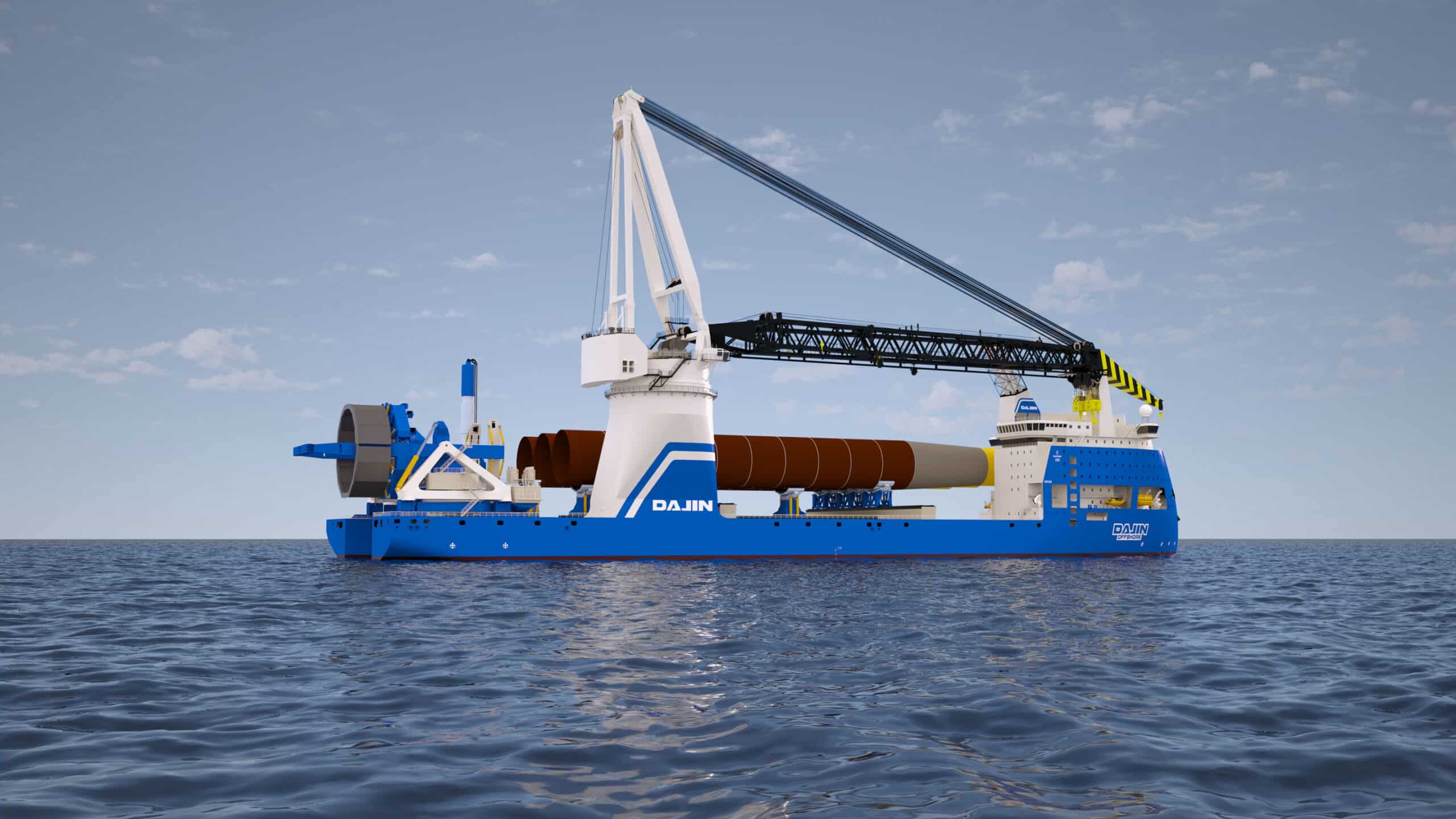 Dajin Selects ULSTEIN HX122 for Offshore Installation Vessel