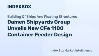 Damen CFe 1100: Hybrid-Ready 1,100 TEU Feeder Vessel for Future Methanol and