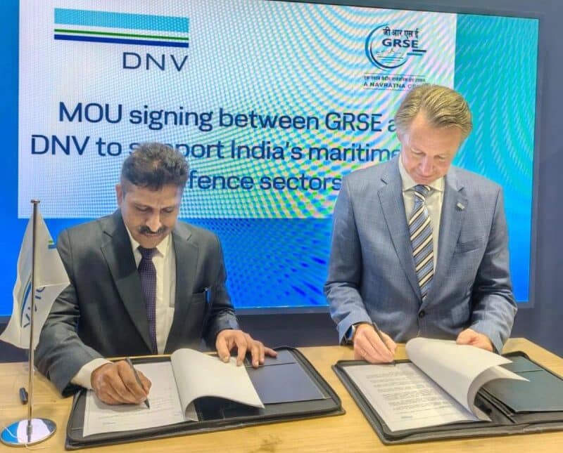 GRSE signs MoU with DNV - Strengthening India’s Maritime & Defence Shipbuilding
