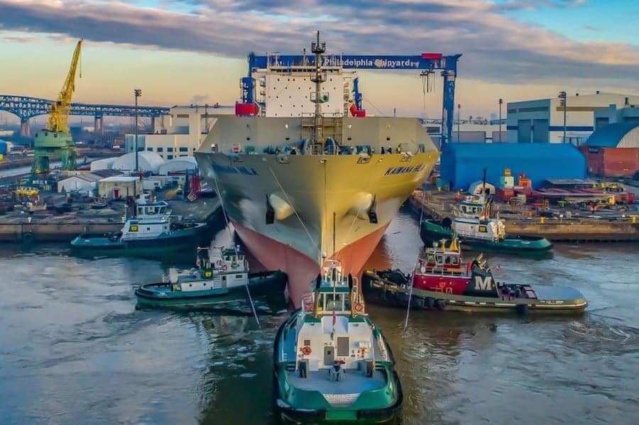 Hanwha Defense USA says Philadelphia shipyard workforce has doubled to nearly