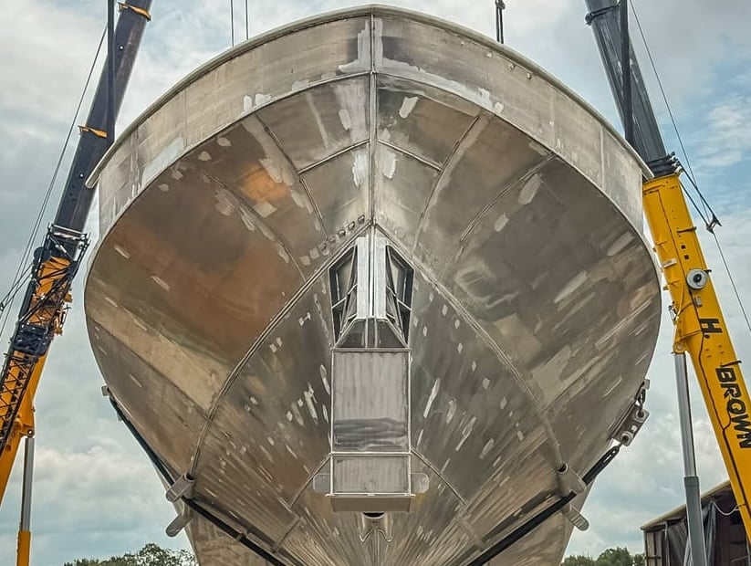 Huntington Ingalls Industries completes first ROMULUS 151 hull, advancing five