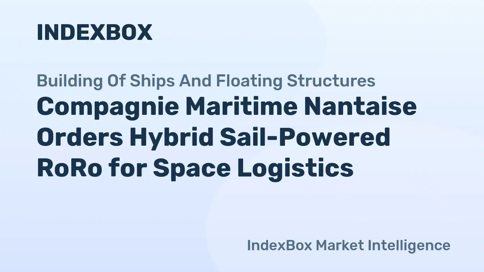 Hybrid RoRo Vessel with OceanWings Sails to Serve European Space Sector by 2030