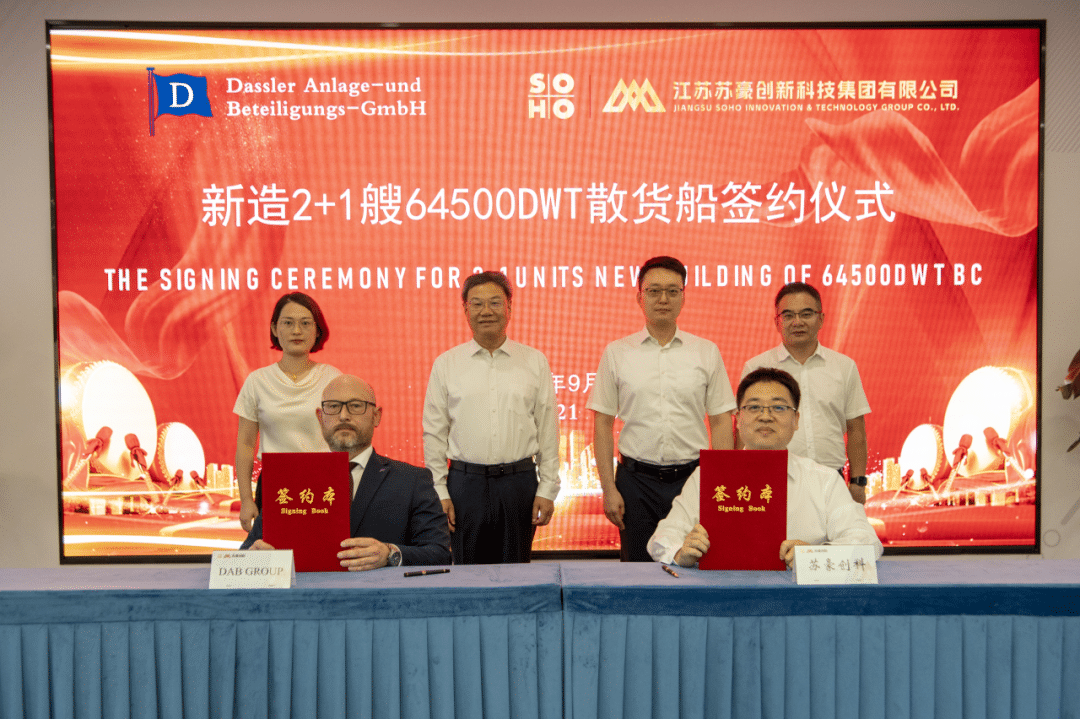 Jiangsu Soho Innovation & Technology Signs Contract with Germany's DAB Group for