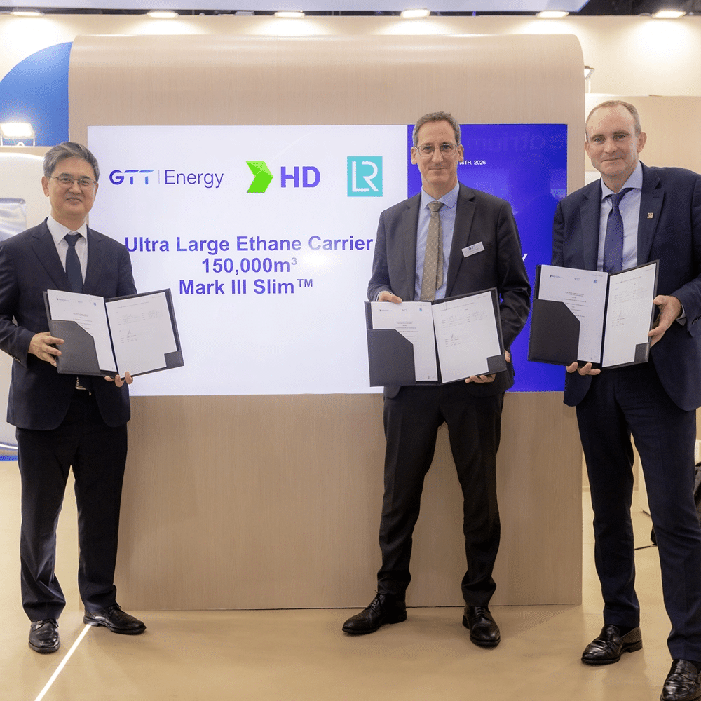 LR, HD Hyundai Heavy Industries and GTT Sign JDP to Develop 150,000 cbm