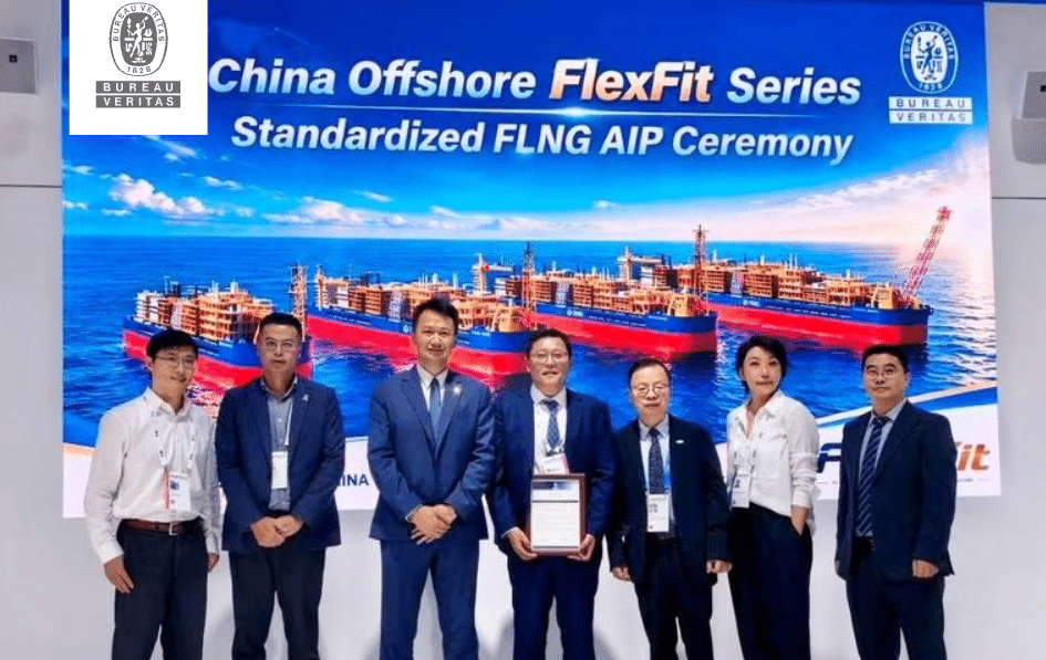 Bureau Veritas Grants AiP to China Offshore's FlexFit FLNG Series
