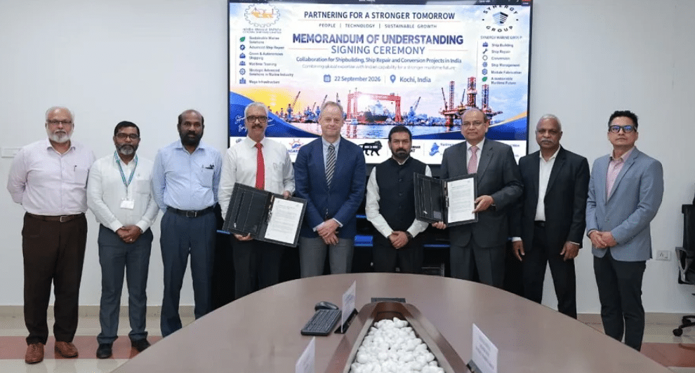 CSL Signs MoU With Synergy Marine Group to Strengthen India’s Shipbuilding and Maritime Capabilities