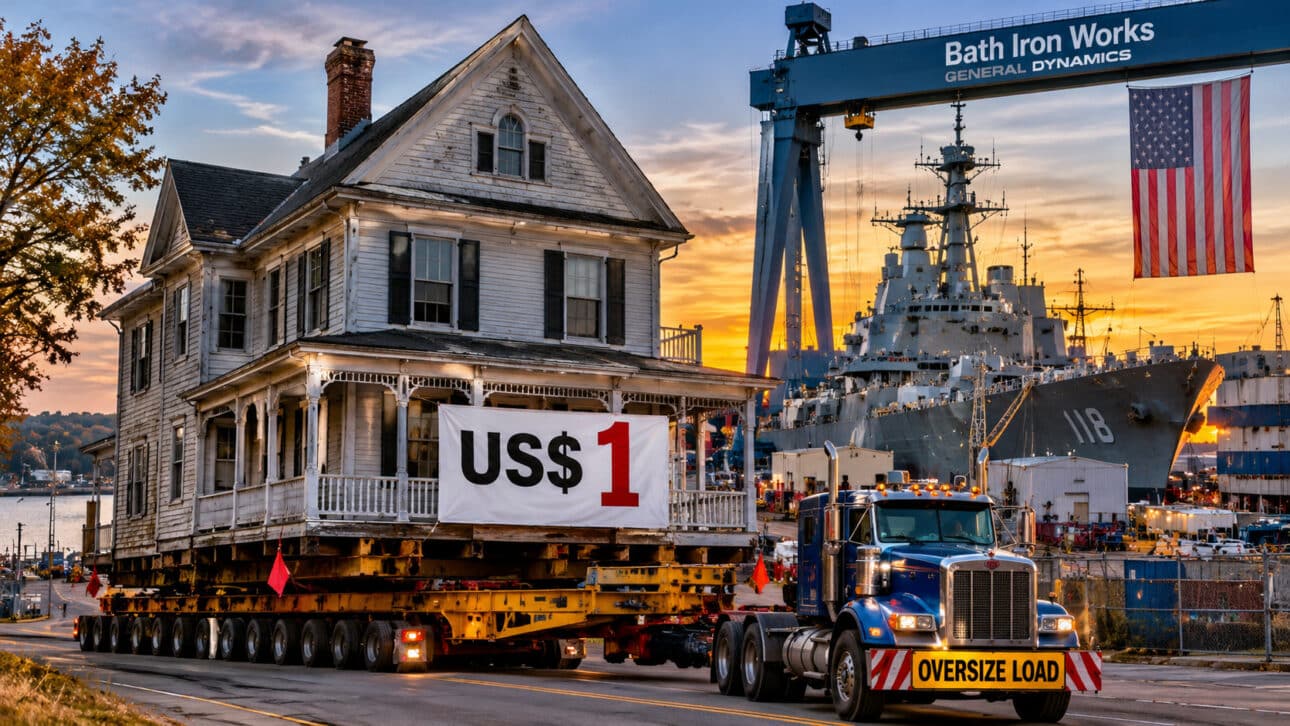 Shipyard Offers Historic Naval Builder's House for $1, But Buyer Must Cover