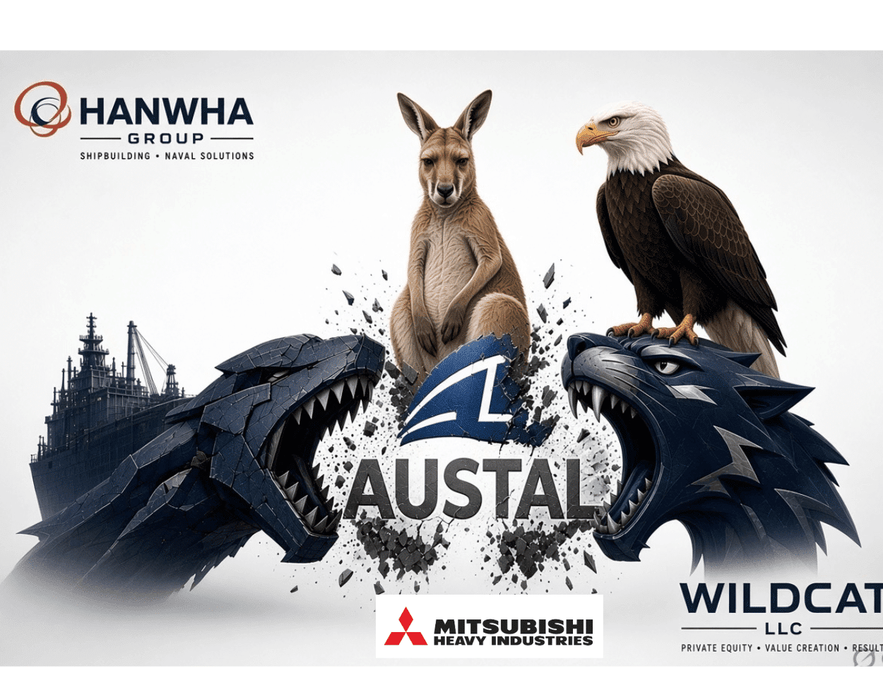 Wildcat and Hanwha: Austal arm wrestle turns into an ownership mud wrestle