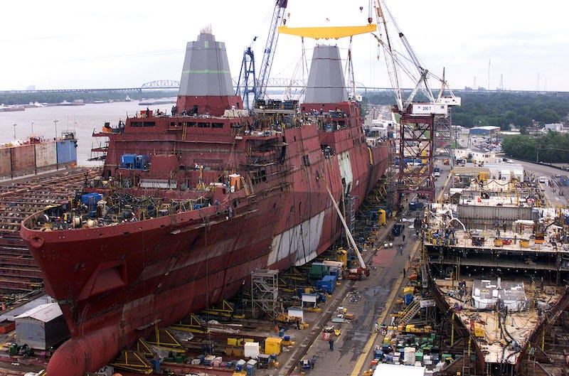 There are many big issues in the shipbuilding industry these days.
