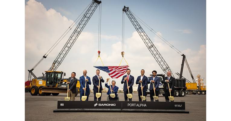 Saronic has broken ground on Port Alpha, a next-generation American shipyard